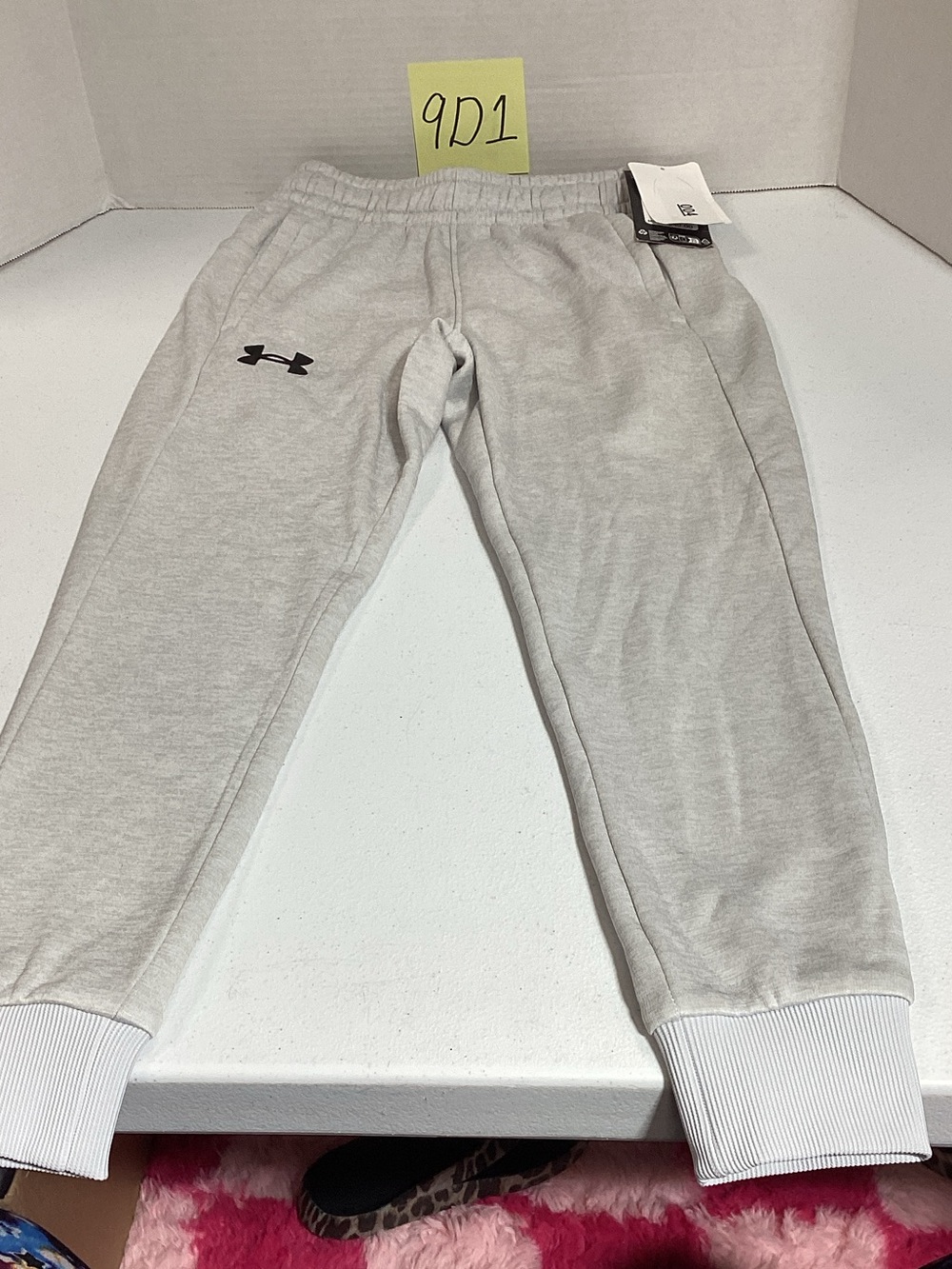 Under Armour Youth Heather Gray Jogger Sweatpants